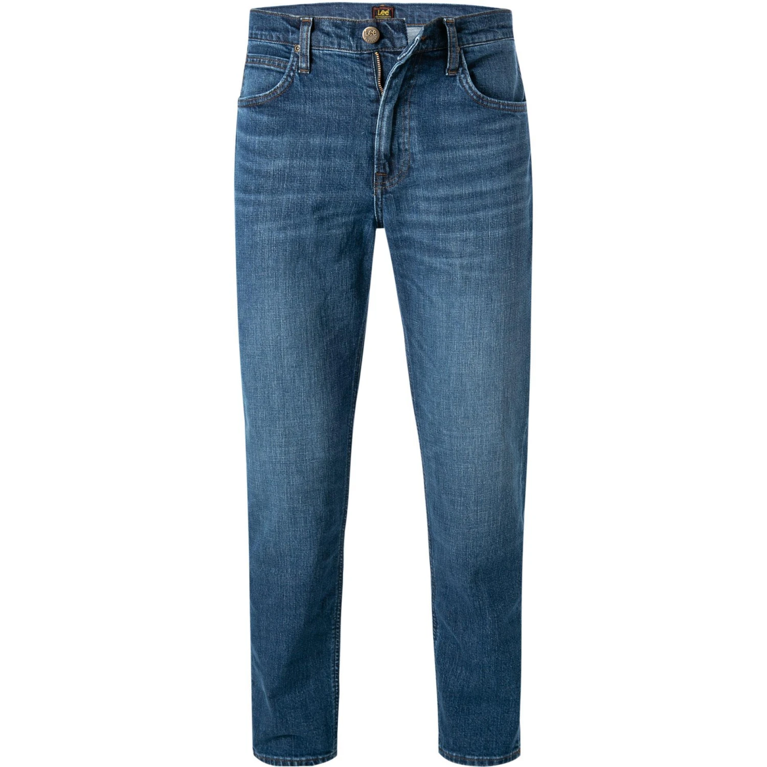 Brandneu ⭐ Lee Austin mid bluegrass L733KNUM Jeans, Regular Tapered Fit, Baumwoll-Stretch, Mittelblau 🤩 1 Brandneu ⭐ Lee Austin mid bluegrass L733KNUM Jeans, Regular Tapered Fit, Baumwoll-Stretch, Mittelblau 🤩