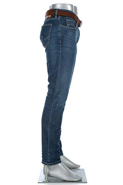 Budget 👍 Alberto Tapered Fit Slipe Vintage 68371370/890 Jeans Slipe, Baumwoll-Stretch 9,5oz, Dunkelblau 👍 3 Budget 👍 Alberto Tapered Fit Slipe Vintage 68371370/890 Jeans Slipe, Baumwoll-Stretch 9,5oz, Dunkelblau 👍 – Bild 3