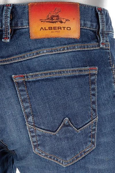 Budget 👍 Alberto Tapered Fit Slipe Vintage 68371370/890 Jeans Slipe, Baumwoll-Stretch 9,5oz, Dunkelblau 👍 7 Budget 👍 Alberto Tapered Fit Slipe Vintage 68371370/890 Jeans Slipe, Baumwoll-Stretch 9,5oz, Dunkelblau 👍 – Bild 7