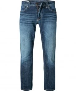 Billig 🧨 Pepe Jeans Kingston Patch PM200143DF7/000 Relaxed Fit, Baumwoll-Stretch, Blau 💯