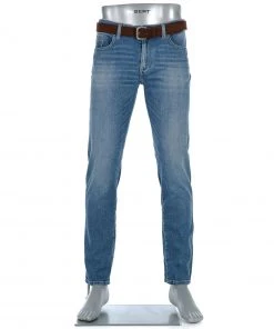 Bester Verkauf 🧨 Alberto Regular Fit Pipe DS Lefthand 36371386/825 Jeans Pipe, Baumwoll-Stretch 11oz, Blau , Blau 🎉