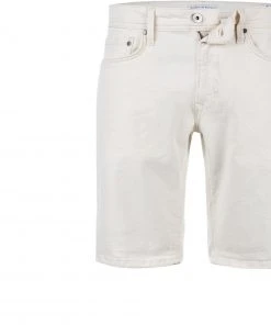 Brandneu 🔥 Pepe Jeans Shorts Stanley PM800792WI5/000 Tapered Fit, Baumwoll-Stretch, Ecru, Creme 🎁