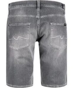 Angebote 😉 7 for all mankind Shorts mittelgrau JSZ2B070HG Jeansshorts, Regular Fit, Baumwoll-Stretch 😀 -Jeans Verkaufsgeschäft 365947 norm2