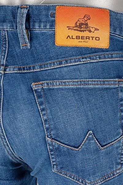 Aktion ✔️ Alberto Tapered Fit Slipe-DS Sustain. 68371379/840 Jeans Slipe, Baumwoll-Stretch 11,5oz, Blau ✔️ 7 Aktion ✔️ Alberto Tapered Fit Slipe-DS Sustain. 68371379/840 Jeans Slipe, Baumwoll-Stretch 11,5oz, Blau ✔️ – Bild 7