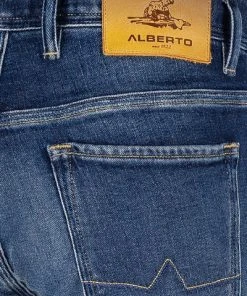 Budget 🧨 Alberto Regular Fit Pipe DS Lefthand 36371386/875 🎁 Jeans Pipe, Baumwoll-Stretch 11oz, Dunkelblau , Dunkelblau ✔️ -Jeans Verkaufsgeschäft 366081 norm6