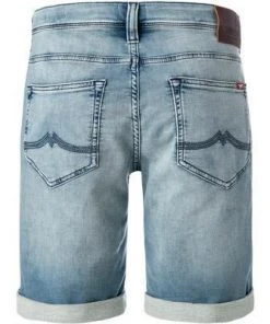 Billig ✨ MUSTANG Shorts 1010873/5000/313 Jeansshorts, Regular Fit, Baumwoll-Stretch, Hellblau 😍 -Jeans Verkaufsgeschäft 366137 norm2