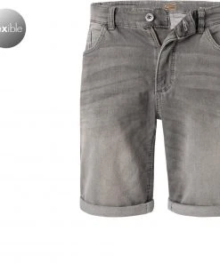 Neu 😍 camel active Bermudas 498225/5U74/05 ✨ Jeansshorts Madison, Slim Fit, Baumwoll-Stretch, Hellgrau, Grau ✨