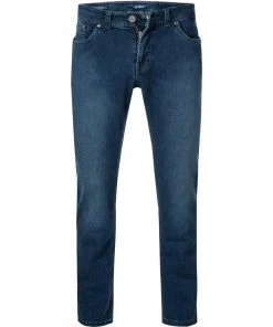 Rabatt 🥰 GARDEUR Jeans SANDRO/470731/168 Slim Fit, Baumwoll-Stretch, Mittelblau, Nachtblau ✔️