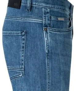 Budget ⌛ BOSS ⭐ Jeans Delaware 50438747/420 Slim Fit, Baumwolle T400®, Mittelblau , Blau 🤩 -Jeans Verkaufsgeschäft 367620 norm3