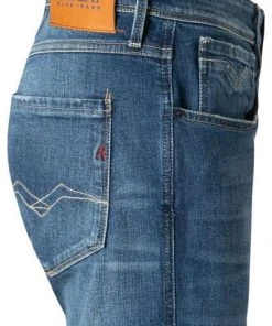 Schlussverkauf ⌛ Replay 👍 Jeans Anbass M914Y.000.573 810/009 Bio Baumwoll-Stretch 10,5oz, Blau, Indigo ✔️ -Jeans Verkaufsgeschäft 367762 norm3