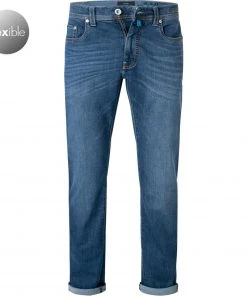 Brandneu 🎁 Pierre Cardin Jeans Lyon 03451/000/08815/01 Tapered Fit, Baumwoll-Stretch 8,5oz, Mittelblau , Blau 🧨