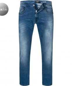 Billig 🎉 Replay Jeans Anbass M914Y.000.41A 861/009 Baumwoll-Stretch 10oz, Indigo 🎉