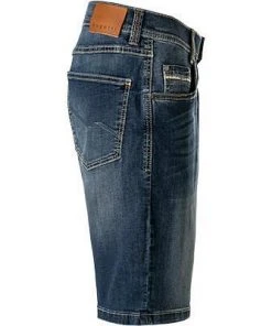 Bestes Angebot ⭐ bugatti Shorts 3138D/56693/374 😀 Jeansshorts, Baumwoll-Stretch, Dunkelblau 😉 -Jeans Verkaufsgeschäft 369692 norm3