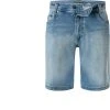 Bestpreis 🌟 bugatti Shorts 3138D/56693/336 Jeansshorts, Baumwoll-Stretch, Hellblau 🤩