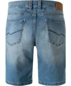Bestpreis 🌟 bugatti Shorts 3138D/56693/336 Jeansshorts, Baumwoll-Stretch, Hellblau 🤩 -Jeans Verkaufsgeschäft 369697 norm2