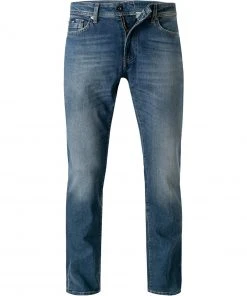 Billig ⭐ GAS Jeans 351380 030879/WZ22 ❤️ Jeans Albert, Slim Fit, Baumwoll-Stretch 12oz, Mittelblau, Blau ✨