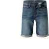Besorgen ⌛ GAS 🔔 Jeans Shorts 370180 030879/WZ79 😀 Jeansshorts, Baumwoll-Stretch, Dunkelblau ⌛