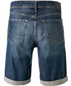 Besorgen ⌛ GAS 🔔 Jeans Shorts 370180 030879/WZ79 😀 Jeansshorts, Baumwoll-Stretch, Dunkelblau ⌛ -Jeans Verkaufsgeschäft 369715 norm2