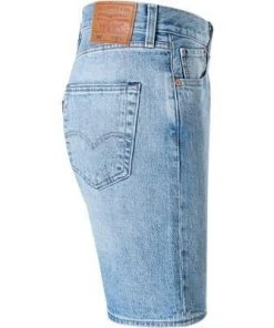 Aktion 💯 Levi's® 501 Hemmed Shorts island 36512/0102 Jeansshorts 501, Baumwoll-Stretch, Hellblau 🌟 -Jeans Verkaufsgeschäft 370026 norm3