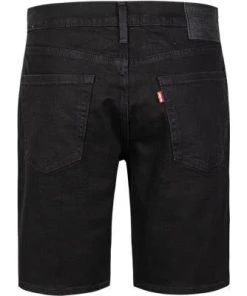 Bestpreis 🔥 Levi's® 405 Standard Shorts allblackadv 39864/0037 Jeansshorts 405, Baumwoll-Stretch Flex 12,3oz, Schwarz 👏 -Jeans Verkaufsgeschäft 370051 norm2