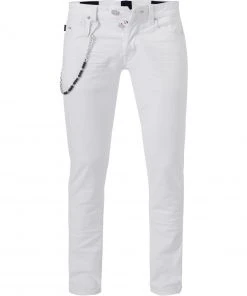Bestes Angebot ⌛ tramarossa 21UB51980/19-80/B036/0001/WHITEUSED 🎁 Jeans, Slim Fit, Baumwoll-Stretch, White used ⌛