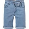 Coupon ⭐ MUSTANG 🧨 Jeansshorts 1011159/5000/310 Slim Fit, Baumwoll-Stretch, Hellblau ⭐