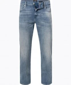 Bestes Angebot 🎁 7 for all mankind Slimmy light blue JSMSB10RLL 🛒 Jeans Slimmy, Baumwoll-Stretch, Hellblau ❤️