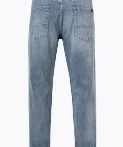 Bestes Angebot 🎁 7 for all mankind Slimmy light blue JSMSB10RLL 🛒 Jeans Slimmy, Baumwoll-Stretch, Hellblau ❤️ -Jeans Verkaufsgeschäft 370963 norm2