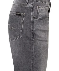 Bestpreis 🧨 7 for all mankind Jeans Slimmy grey JSMXR860TW Tapered Fit, Baumwolle T400®, Grau 🔥 -Jeans Verkaufsgeschäft 370991 norm3