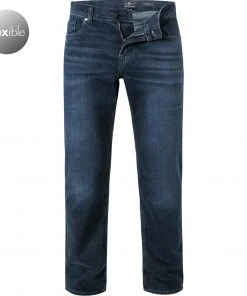 Schlussverkauf ⭐ 7 for all mankind Standard dark blue JSMNR460LL 😉 Jeans Standard, Baumwolle T400® 11oz, Dunkelblau ⭐