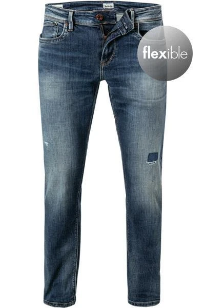 Brandneu 💯 Pepe Jeans Hatch PM200823RF4/000 Slim Fit, Baumwoll-Stretch Power Flex, Blau ✔️ 2 Brandneu 💯 Pepe Jeans Hatch PM200823RF4/000 Slim Fit, Baumwoll-Stretch Power Flex, Blau ✔️ – Bild 2