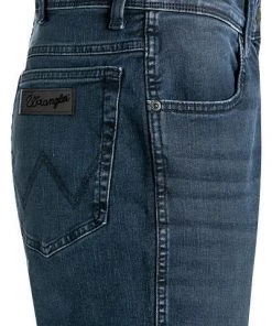 Am billigsten ⌛ Wrangler Texas Slim Bruised River W12SLT364 Jeans Texas, Slim Fit, Baumwoll-Stretch 13,5oz, Dunkelblau 🔔 -Jeans Verkaufsgeschäft 371947 norm3
