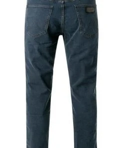 Brandneu ✨ Wrangler Greensboro iron blue W15QLT35X 🌟 Jeans Greensboro, Regular Straight, Baumwoll-Stretch 11,5, Blau ⭐ -Jeans Verkaufsgeschäft 371951 norm2