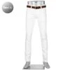 Neu 🔥 Alberto Regular Fit T400 Pipe 48171975/100 Jeans, Baumwolle T400® 8oz, Weiß 🥰
