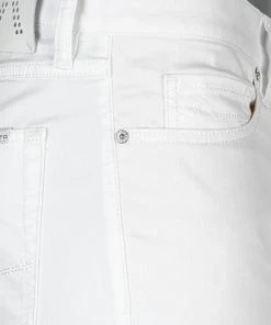 Neu 🔥 Alberto Regular Fit T400 Pipe 48171975/100 Jeans, Baumwolle T400® 8oz, Weiß 🥰 -Jeans Verkaufsgeschäft 372214 norm5