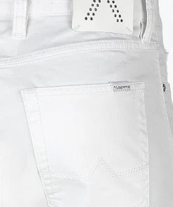 Neu 🔥 Alberto Regular Fit T400 Pipe 48171975/100 Jeans, Baumwolle T400® 8oz, Weiß 🥰 -Jeans Verkaufsgeschäft 372214 norm6