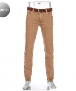 Besorgen ❤️ Alberto Regular Fit Pipe-DS Coloured 42471383/540 Jeans Pipe, Baumwolle T400® 9oz, Braun 🎁