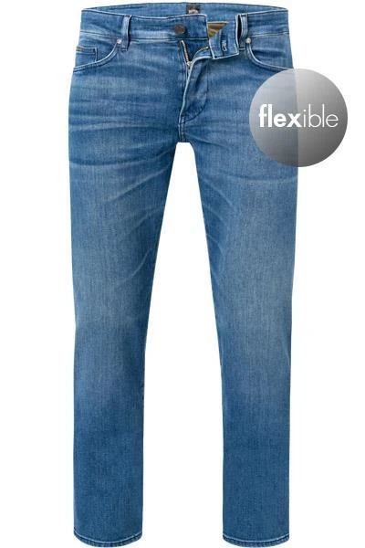 Bestpreis ❤️ BOSS 😀 Jeans Delaware 50458159/430 Slim Fit, Baumwolle T400®, Blau 👍 2 Bestpreis ❤️ BOSS 😀 Jeans Delaware 50458159/430 Slim Fit, Baumwolle T400®, Blau 👍 – Bild 2