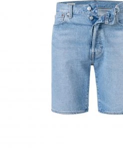 Billig 😍 Levi's® 501 Hemmed Short Mountain Life 36512/0147 Jeansshorts 501, Baumwoll-Stretch 12oz, Hellblau 💯