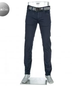 Neu 👏 Alberto Regular Fit Pipe-DS Coloured 42471383/895 Jeans Pipe, Baumwolle T400® 9oz, Navy 🧨