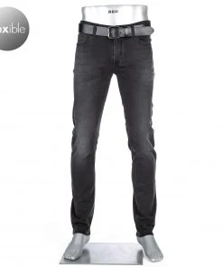 Angebote 🥰 Alberto Regular Fit Pipe Cosy Jeans 48171459/994 Jeans Pipe, Baumwoll-Stretch 9oz, Dunkelgrau 👍