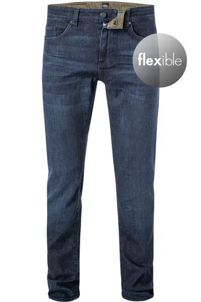 Bester Verkauf 😉 BOSS 🤩 Jeans Delaware 50458110/412 Slim Fit, Baumwolle T400®, Navy ⌛ 2 Bester Verkauf 😉 BOSS 🤩 Jeans Delaware 50458110/412 Slim Fit, Baumwolle T400®, Navy ⌛ – Bild 2