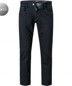 Rabatt ❤️ Replay 🔔 Jeans Anbass M914Y.000.41A 910/007 Slim Fit, Baumwoll-Stretch 10oz, Dunkelindigo ⌛