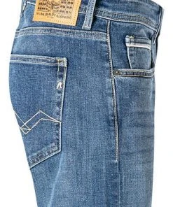 Schlussverkauf 🎉 Replay Jeans Grover MA972.000.285 914/009 Straight Fit, Baumwoll-Stretch 11,5oz, Mittelblau 🤩 -Jeans Verkaufsgeschäft 374073 norm3