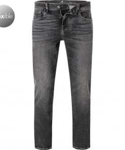 Bestpreis ⭐ 7 for all mankind 🌟 Jeans Slimmy grey JSMXB900TW Tapered Fit, Baumwolle T400® 11oz, Dunkelgrau 😀
