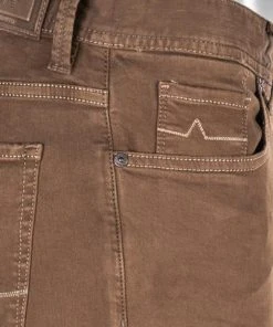 Auslauf ❤️ Alberto Regular Fit Pipe-DS Coloured 42471383/550 Jeans Pipe, Baumwolle T400® 9oz, Schokobraun 😉 -Jeans Verkaufsgeschäft 374545 norm5