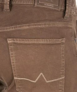 Auslauf ❤️ Alberto Regular Fit Pipe-DS Coloured 42471383/550 Jeans Pipe, Baumwolle T400® 9oz, Schokobraun 😉 -Jeans Verkaufsgeschäft 374545 norm6