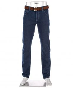 Schlussverkauf 🔔 Alberto Modern Fit Stone Authentic 63171494/897 Jeans Stone, Baumwoll-Stretch 11oz, Navy ❤️