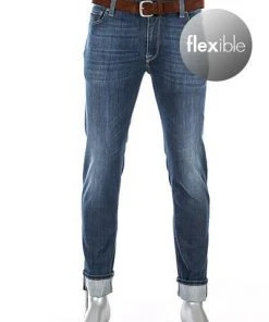 Bester Verkauf ✔️ Alberto Bike Slim Fit Speed Hybrid 67582464/892 💯 Jeans Bike, Baumwoll-Stretch wasserabweisend 10oz, Navy ⭐