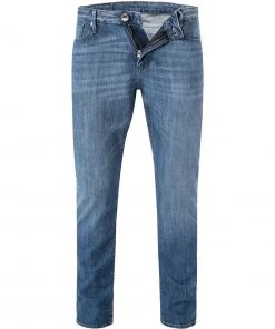 Coupon 🧨 EMPORIO ARMANI Jeans 8N1J06/1D5QZ/0942 Slim Fit, Baumwoll-Stretch, 👍 Jeansblau ❤️